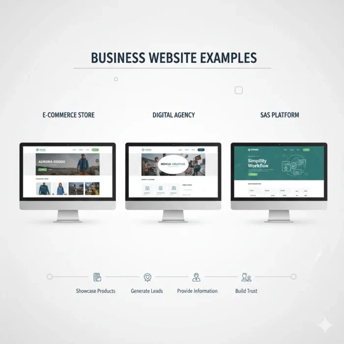 contoh website bisnis